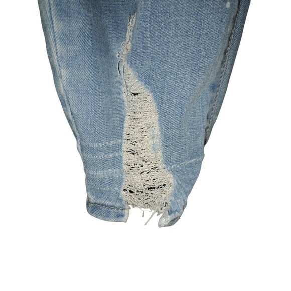 Refuge Womens Light Wash Distressed Skinny Jeans 14 - Picture 3 of 7